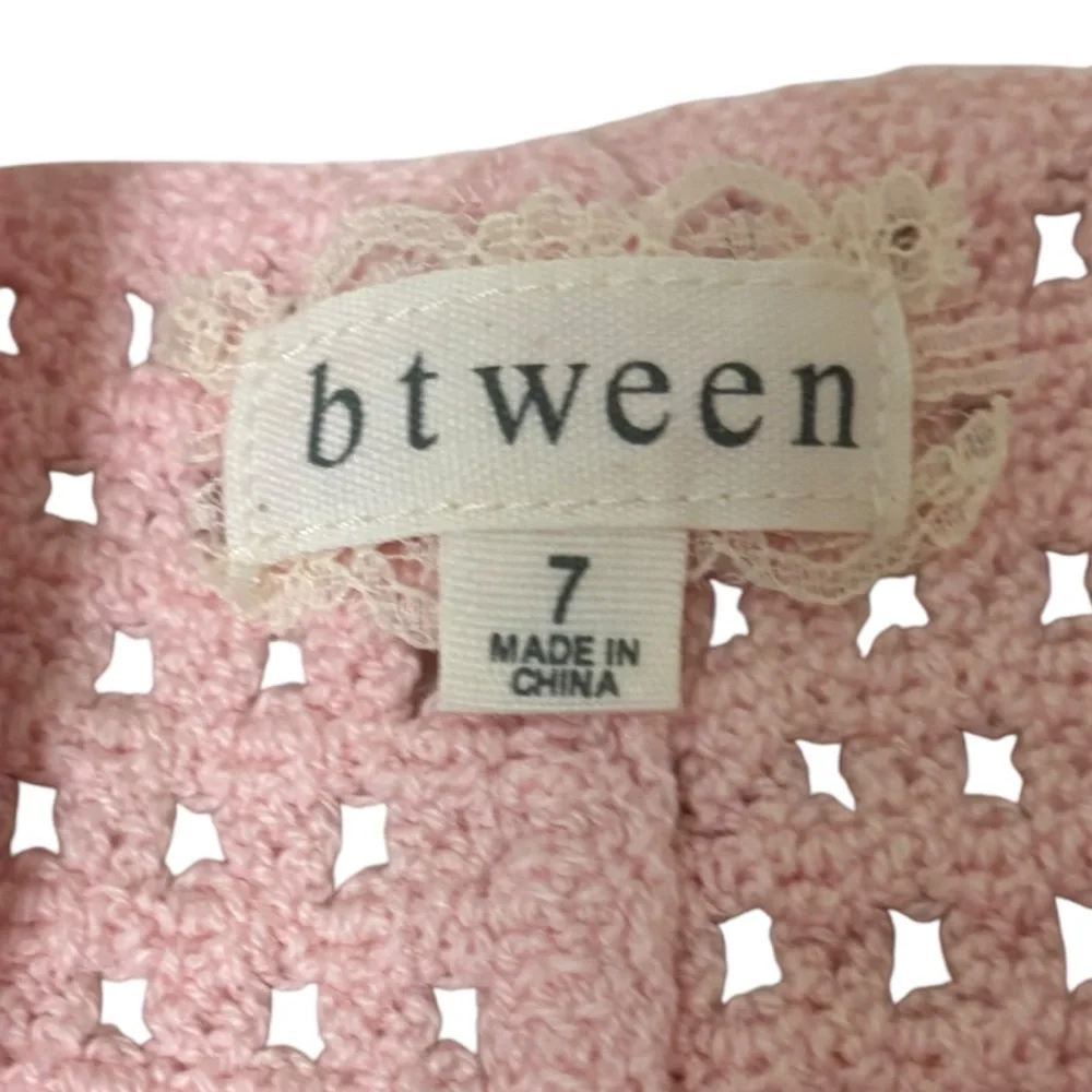 Btween girl’s crochet short set size 7 - Picture 4 of 9